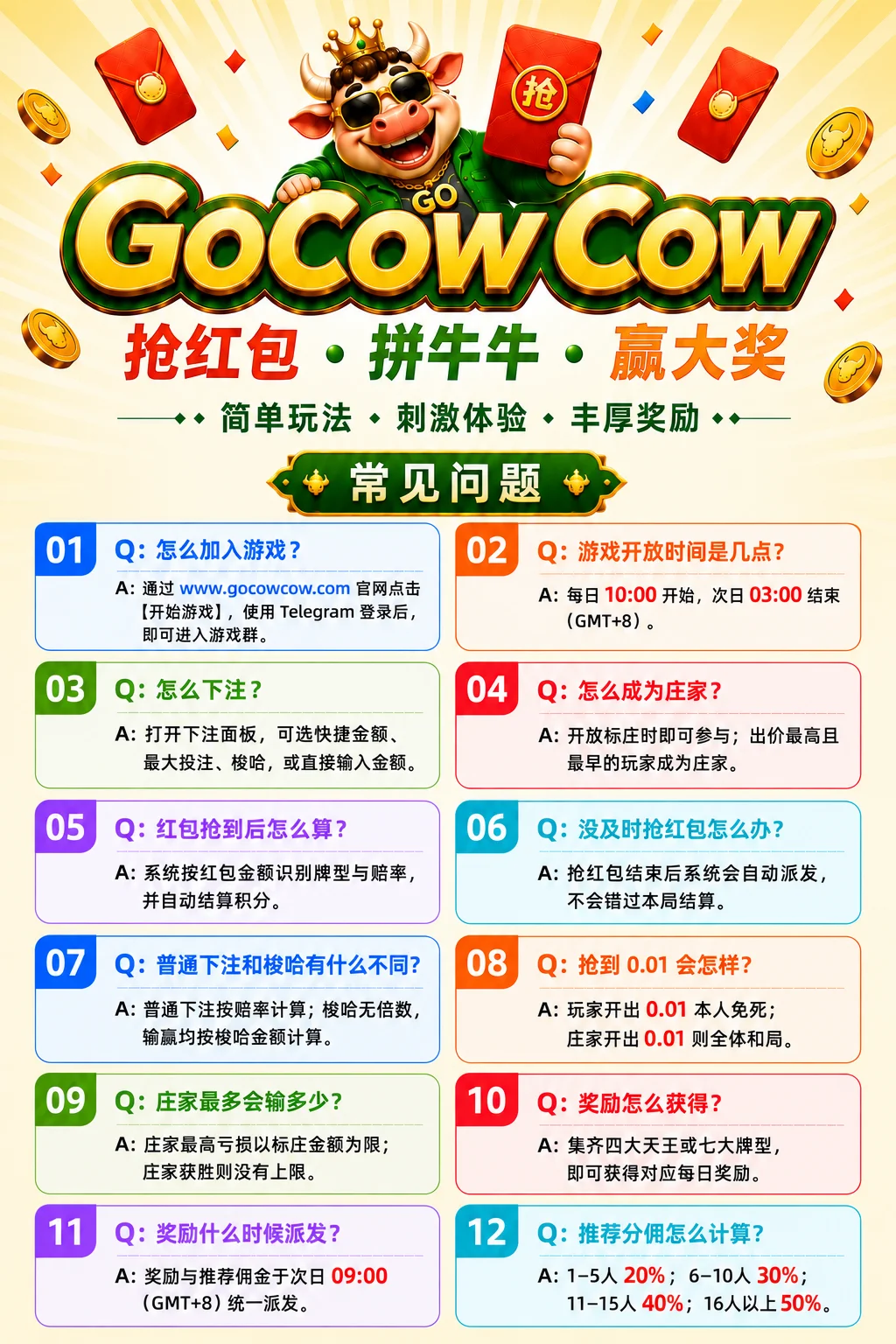 GoCowCow 常见问题
